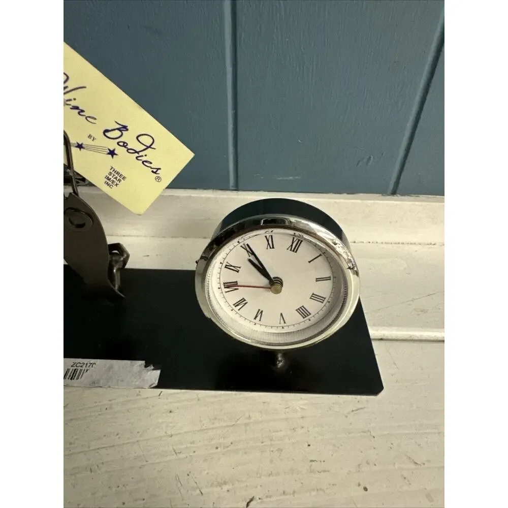 Fisherman With Fishing Pole Fish‎ 7” Metal Display 